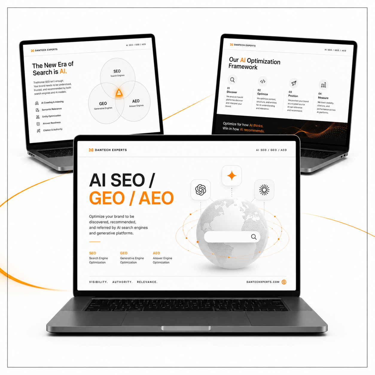 AI search optimization showing website ranking in Google and AI generated answers